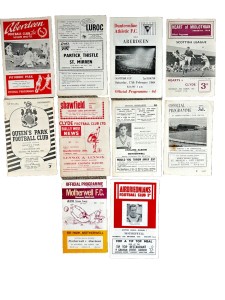 Bundle of 10 x 1960's vintage Scottish football programmes for sale on Ebay