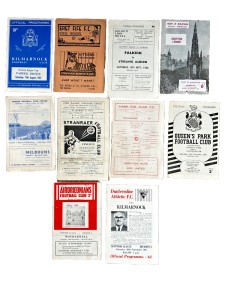 Bundle of 10 x 1960's vintage Scottish football programmes. Good selection for sale on Ebay