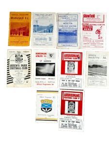 Bundle of 10 x vintage 1960's Scottish football programmes. Good selection for sale on Ebay