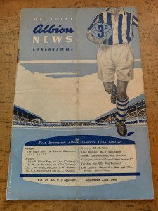 West Bromwich Albion WBA v Chelsea 1956/57 for sale on Ebay
