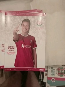 Liverpool Ladies V Arsenal Ladies for sale on Ebay