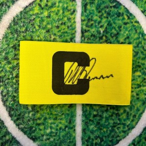 Matt Targett Of England, Fulham, A Villa & Newcastle Signed Captain Armband wCOA for sale on Ebay