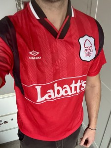 Nottingham Forest 94/95 Home Shirt. Umbro. Size medium for sale on Ebay