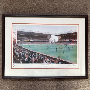 “The City Ground” Nottingham Forest Limited Edition Framed Print 196/500 Signed for sale on Ebay