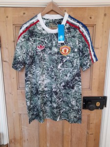 Mens Manchester United X Stone Roses Limited Edition Training Shirt Mens Large L for sale on Ebay