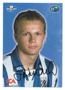 Erik Nevland Manchester United (on loan to IFK Goteborg) signed postcard for sale on Ebay