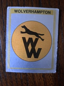 Panini FOOTBALL 80  Wolves FC Foil Badge. Very Good Condition for sale on Ebay