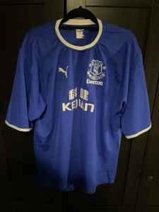 Original Authentic Puma Everton 2003/2004 Home Shirt Mens XL for sale on Ebay