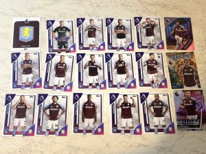 Aston Villa FULL BASE SET Topps 2026 Premier League Football Cards for sale on Ebay