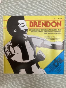 West Bromwich Albion v Aston Villa Batson Testimonial Friendly 1983/84 for sale on Ebay