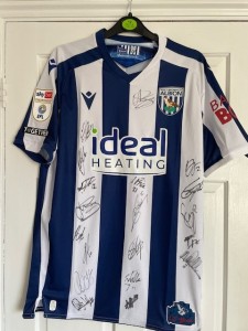 West Bromwich Albion FC - Signed Squad Shirt WEST BROM FC 2025-26 Men's Large for sale on Ebay
