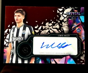 ‎️‍🔥2023 Topps Premium Crystal Lewis Miley ROOKIE Auto /5 Newcastle UNIQUE 🔥 for sale on Ebay