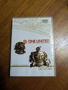Manchester United ONE UNITED Membership DVD + 50th Anniversary Badge Set for sale on Ebay