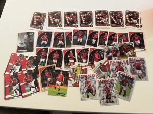 Topps Manchester United Various Base Card Bundle for sale on Ebay