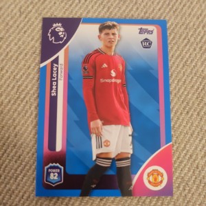 TOPPS PREMIER LEAGUE 2026 SHEA LACEY  ROOKIE  BLUE PARALLEL MANCHESTER UNITED  for sale on Ebay