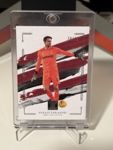 Lukasz Fabianski /75 Panini EPL  Impeccable 20/21 West Ham United Poland for sale on Ebay