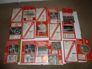 Liverpool FC  European Cup Programmes  x16 1970's Good Used Condition. for sale on Ebay