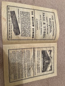 Cardiff City V Dynamo Moscow Programme 1945 Copy Reprint for sale on Ebay