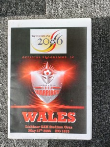 Trinidad & Tobago V Wales Football Programme 2006, Graz, Austria VGC for sale on Ebay