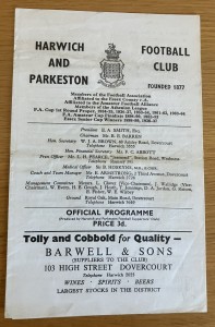 Harwich & Parkeston v Slough Town 2nd December 1967 for sale on Ebay