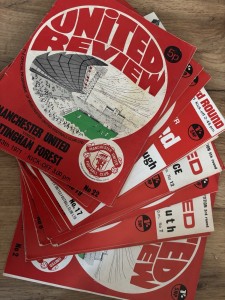 1970/71 VINTAGE 20 MANCHESTER UNITED MAN UTD HOME FOOTBALL PROGRAMMES for sale on Ebay
