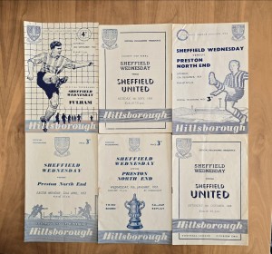 SHEFFIELD WEDNESDAY 1950's - 6X Football Programmes #3 for sale on Ebay