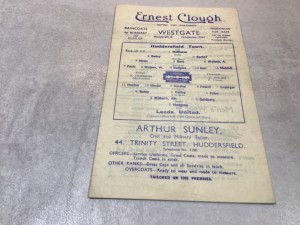Huddersfield Town v Leeds United 4 Pager Football League North - 27th April 1946 for sale on Ebay