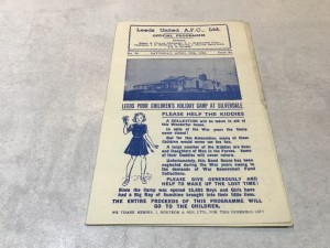 Leeds United v Huddersfield Town 4 Pager Football League North - 20th April 1946 for sale on Ebay