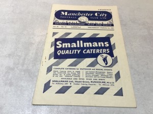 Manchester City v Swansea Town 1950/51 Division 2 - 14th March 1951 for sale on Ebay