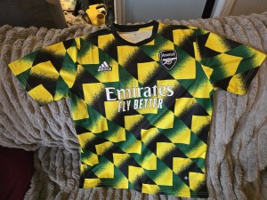 Arsenal Adidas Carnival Jamaica Training Top SIZE XL  for sale on Ebay