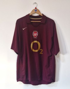 ORIGINAL ARSENAL RARE VINTAGE 02 HOME FOOTBALL SHIRT 2005/06 - ADULT 2XL for sale on Ebay