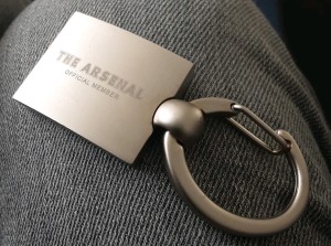 Arsenal Fc Memorabilia  - 2004/05  The Arsenal Official Membership Keyring for sale on Ebay