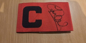 Signed Captains Armband - Sol Campbell Arsenal Icon w/ COA for sale on Ebay