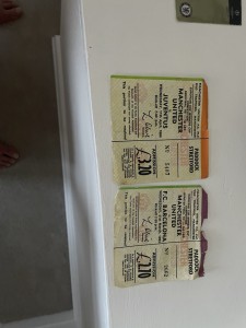 United Cup Winners Cup Vs Barcelona/ Juventus 83/84.   Quarter/Semi Final Ticket for sale on Ebay