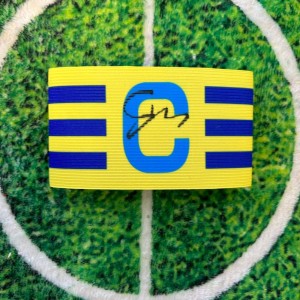 Gabriel Martinelli Of Brazil & Arsenal Signed Captains Armband wCOA for sale on Ebay