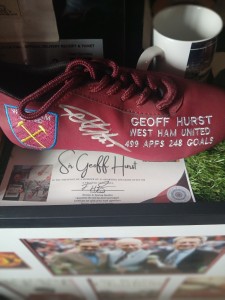 Geoff Hurst Signed West Ham Boot With Coa Been Reduced Half Price Of Any Other for sale on Ebay