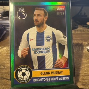 Glenn Murray Retro Threads Topps Premier League 2025/2026 /99 Brighton for sale on Ebay