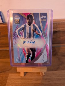 Ricky Villa Auto PINK /80 Legends Argentina Lineage 2024 Topps Card TOTTENHAM for sale on Ebay