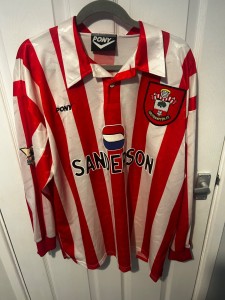 Southampton FC match worn shirt Barry Venison for sale on Ebay