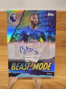 Beto Topps Premier League 2026 Beast Mode Everton Auto Autograph for sale on Ebay