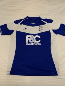 Birmingham City Football Shirt Size Large. Carling Cup Final. Original Xtep for sale on Ebay