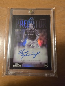 Paul Gascoigne Auto /25 Predator Topps Decades 2025 Rangers for sale on Ebay