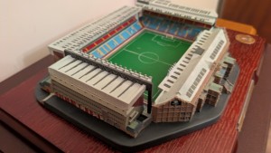 Aston Villa Fc Collectible Miniature Stadium Model Wood Mount @tfur#C for sale on Ebay