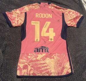 JOE RODON  MATCH WORN AND SIGNED SHIRT for sale on Ebay
