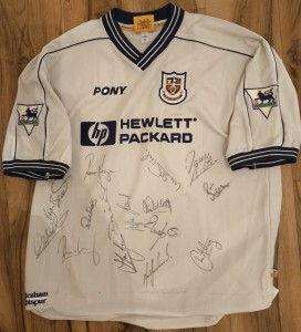 Tottenham Hotspur Spurs match worn(?)/issue(?) shirt Les Ferdinand 97/99 signed for sale on Ebay