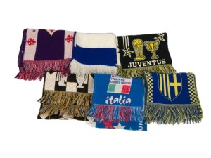 Bundle of 6 Vintage Italian Football Scarves Juventus Italia Clubs Pre Loved  for sale on Ebay