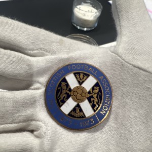 1973 Rare Vintage SFA Scottish Football Association Centenary Official Badge for sale on Ebay