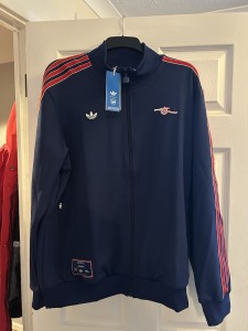 Arsenal Adidas Track Jacket - XL - BNWT for sale on Ebay