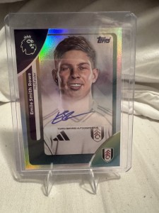 2026 Topps Premier League Emile Smith Rowe Fulham Autographed Card for sale on Ebay