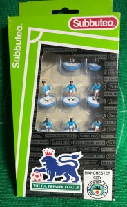 Subbuteo Lightweight Premier League 744 Manchester City Great Condition for sale on Ebay